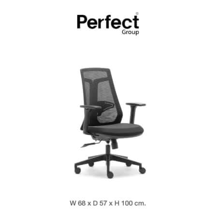 เก้าอี้เพื่อสุขภาพ Perfect รุ่น 6230B สีดำ